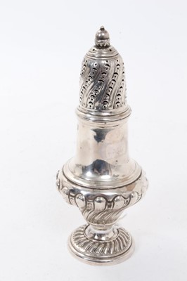 Lot 389 - Victorian silver sugar castor