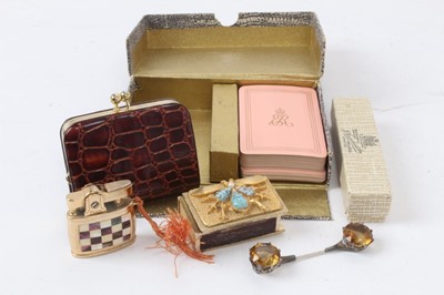Lot 38 - Her Majesty Queen Elizabeth The Queen Mother, various gifts given by Her Majesty to her cook Miss Irene Antony R.V.M. including Scottish kilt pin