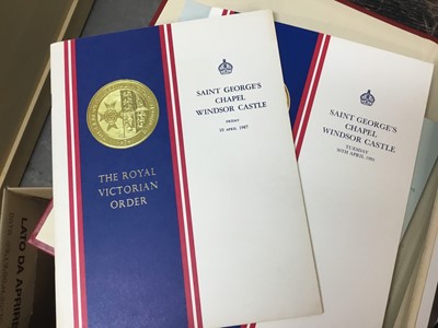 Lot 69 - The Marriage of H.R.H.Princess Margaret order of service plus other Royal ephemera