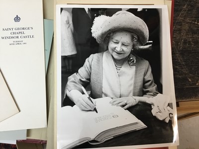 Lot 69 - The Marriage of H.R.H.Princess Margaret order of service plus other Royal ephemera