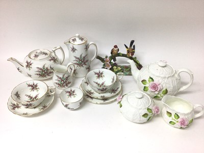 Lot 39 - Goode and Co supplied Hammersley bone china teaware - given by The Queen Mother as Christmas Presents