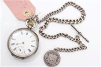 Lot 557 - Gentlemen's Silverer open face pocket Watches...