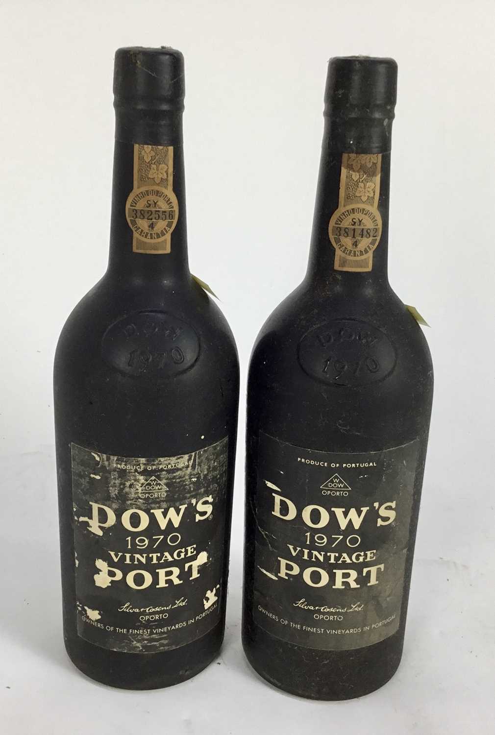 Lot 54 - Port - two bottles, Dow's 1970