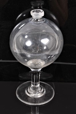 Lot 197 - Interesting 18th/19th century glass lacemaker’s lamp