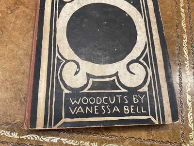 Lot 748 - Virginia Woolf - Monday or Tuesday, 1921 first edition, published by Hogarth Press, with woodcuts by Vanessa Bell, board ends