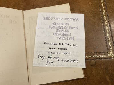 Lot 748 - Virginia Woolf - Monday or Tuesday, 1921 first edition, published by Hogarth Press, with woodcuts by Vanessa Bell, board ends