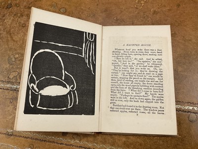 Lot 748 - Virginia Woolf - Monday or Tuesday, 1921 first edition, published by Hogarth Press, with woodcuts by Vanessa Bell, board ends