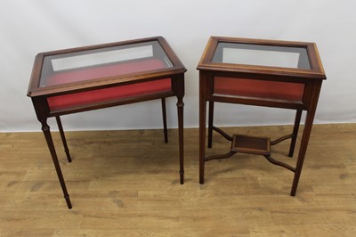 Lot 1367 - Two Edwardian style bijouterie  tables