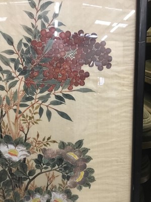 Lot 859 - Fine pair of early 20th century Chinese paintings on silk