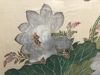 Lot 859 - Fine pair of early 20th century Chinese paintings on silk