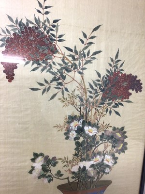 Lot 859 - Fine pair of early 20th century Chinese paintings on silk