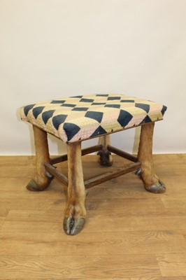 Lot 1378 - Unusual early 20th century stool