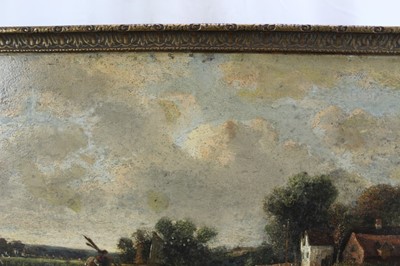 Lot 1066 - Circle of John Crome (1768-1821) oil on canvas - Thorpe River, Norwich, 36cm x 62cm, in gilt frame  
NB: see 'The Norwich School of Painters', by Harold Day, page 30-31, for a similar view