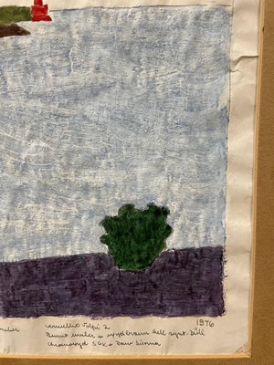 Lot 1174 - Eleonore Koch - watercolour, coastal scene, signed and dated 1976