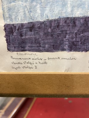 Lot 1174 - Eleonore Koch - watercolour, coastal scene, signed and dated 1976