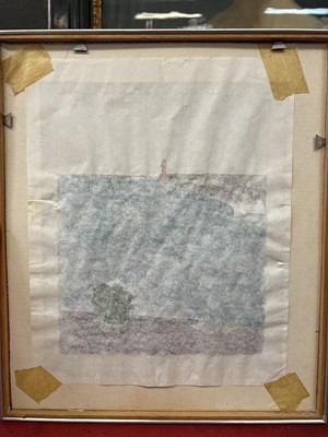Lot 1174 - Eleonore Koch - watercolour, coastal scene, signed and dated 1976