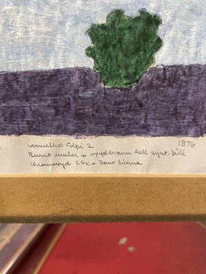 Lot 1174 - Eleonore Koch - watercolour, coastal scene, signed and dated 1976