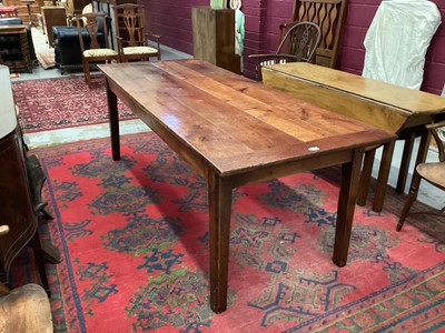 Lot 1419 - French fruitwood farmhouse table