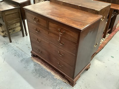 Lot 1422 - George III mahogany chest