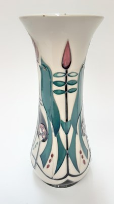 Lot 1126 - Moorcroft pottery Talwin vase, dated 2014, 20.5cm high, boxed