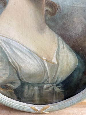 Lot 1318 - After Josef Grassi (1755-1838), Continental School, oval oil on canvas - portrait of Queen Louise of Prussia, 50cm x 40cm, in gilt and painted frame