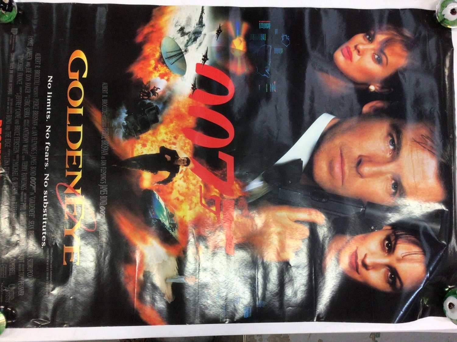 Lot 1410 - Collection of mostly American single sheet movie posters, including Tombstone, Mars Attacks x 2, Body Snatchers, Pink Cadillac, Unforgiven, Ed Wood, From Dusk Til Dawn, Hellraiser, Inferno, The Wil...