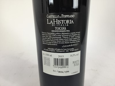 Lot 73 - Wine - one magnum, La Historian Di Italia Conte Guicciardini 2015, owc