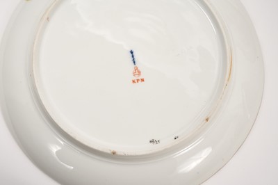 Lot 227 - Six early 20th century Berlin KPM porcelain cabinet plates