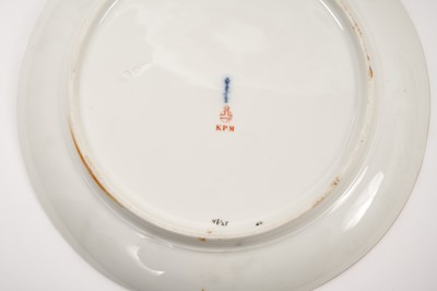 Lot 227 - Six early 20th century Berlin KPM porcelain cabinet plates
