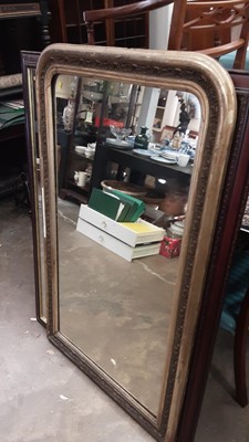 Lot 1368 - Large 19th century overmantel mirror