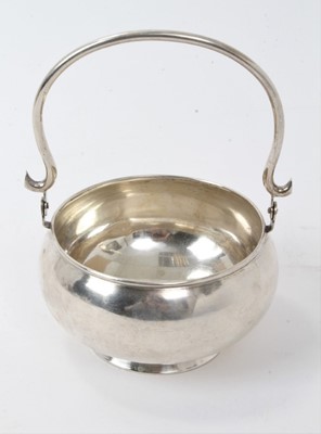 Lot 412 - An Austro-Hungarian silver hallmarked bowl in the shape of a cauldron, .