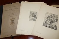 Lot 622 - Fine quality folio of etching specimens -...