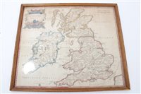 Lot 624 - Robert Morden map of Britannia Romana, the...