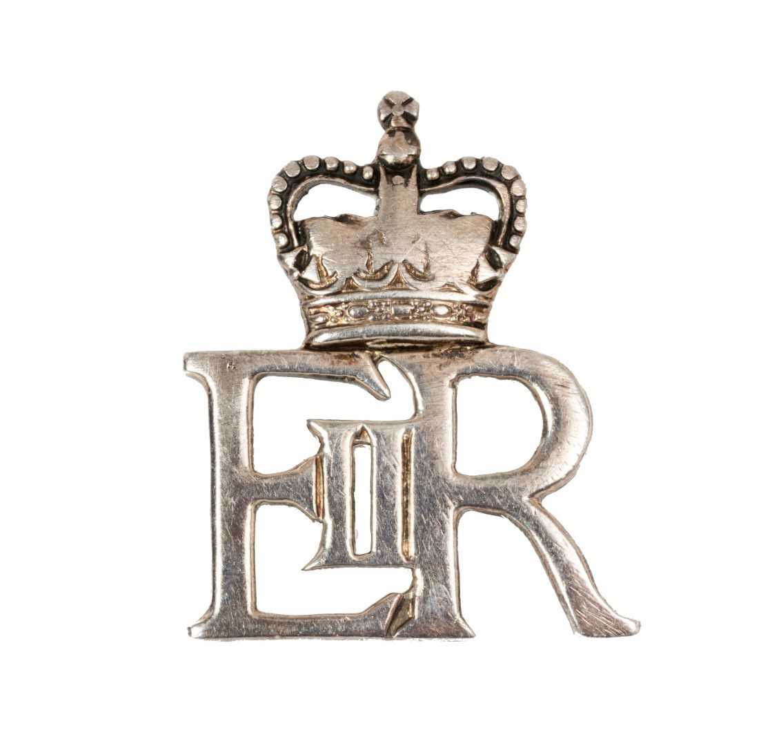 Lot 1 - Rare H.M.Queen Elizabeth II silver chauffeur's badge belonged to Leonard Massey RVM