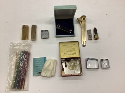 Lot 2692 - Cartier cigarette lighter, other lighters and cigar cutters