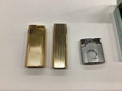 Lot 2692 - Cartier cigarette lighter, other lighters and cigar cutters