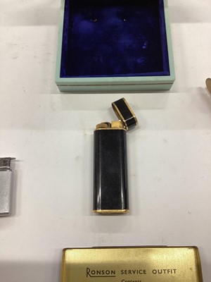 Lot 2692 - Cartier cigarette lighter, other lighters and cigar cutters