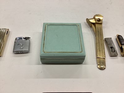 Lot 2692 - Cartier cigarette lighter, other lighters and cigar cutters