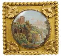 Lot 634 - Very fine 19th century Italian micromosaic...