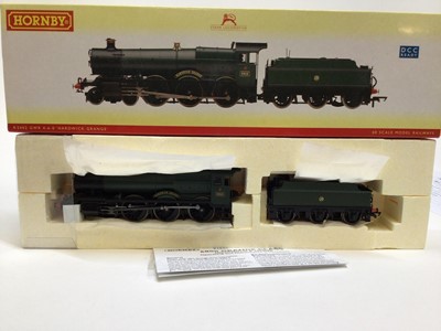Lot 36 - Hornby OO Gauge BR 4-6-0 County Class locomotive "1010 County of Cararvon" R2391, GWR 4-6-0 6800 Grange Class "Hardwick Grange" R2402, GWR 4-6-0 King Class "King Stephen" R2233, all boxed (3)