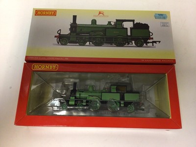 Lot 54 - Hornby OO gauge LSWR 4-4-2 T 'Adams Radial' GNR Class N2 0-6-2 T R3187, LSWR 0-4-4 T Class M7 R3204 all boxed (3)