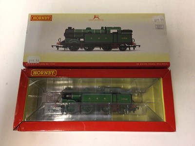 Lot 54 - Hornby OO gauge LSWR 4-4-2 T 'Adams Radial' GNR Class N2 0-6-2 T R3187, LSWR 0-4-4 T Class M7 R3204 all boxed (3)