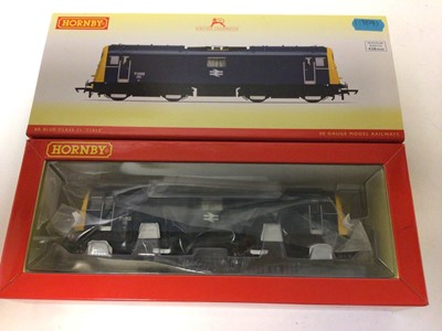 Lot 58 - Hornby OO gauge Co-Co Diesel Electric Class 47 Locomotive R2480, Direct Rail Services Co-Co Diesel Class 47 locomotive R2353, BR Blue Class 71 '71012' R3374 all boxed (3)
