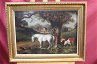 Lot 940 - Victorian English School oil on canvas -...