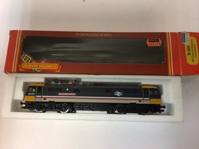 Lot 66 - Hornby OO gauge BR Class 86 Locomotive 'The Boys Brigade' R367, BR Class 91 Electric Locomotive R240, BR Class 86 Electric Locomotive R800, BR Class 47 Diesel Locomotive R073 all boxed (4)