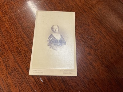 Lot 1070 - Historic Darwin family photograph album, believed to have been compiled by Emma Darwin
