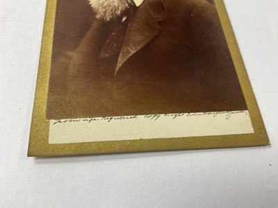 Lot 1072 - Of Charles Darwin Interest:  Exceptional Victorian album of carte de visite cards of Charles Darwin