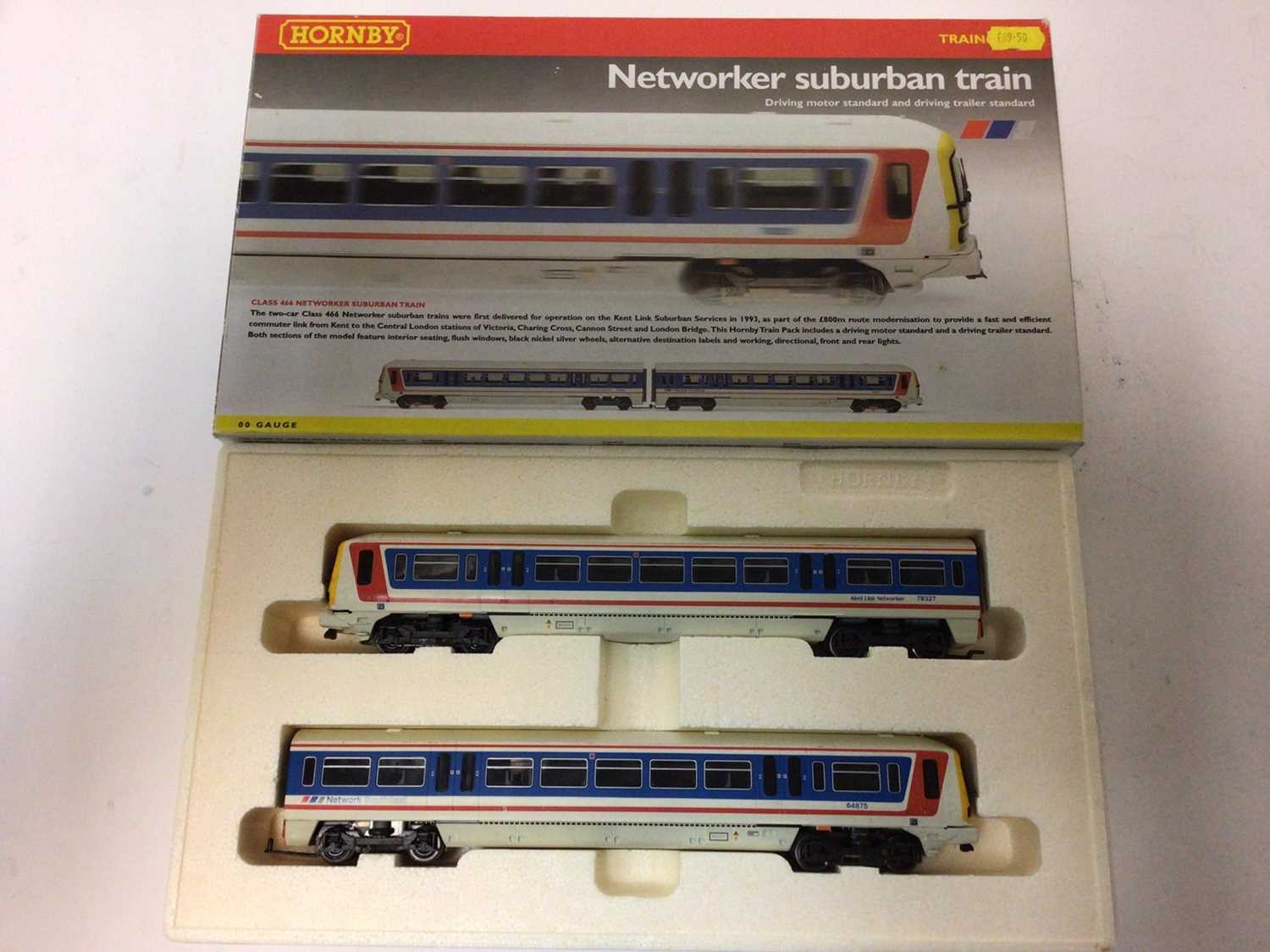Lot 72 - Hornby OO gauge Networker Suburban Train Pack R2001A, Connex Suburban Train R2307 both boxed (2)