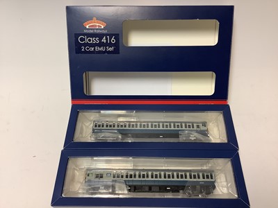 Lot 90 - Bachmann OO gauge Class 416 2 EPB EMU 6238 BR blue and grey 31-377 boxed