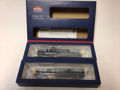 Lot 100 - Bachmann OO gauge Class 101 DMU BR blue 32-288 boxed